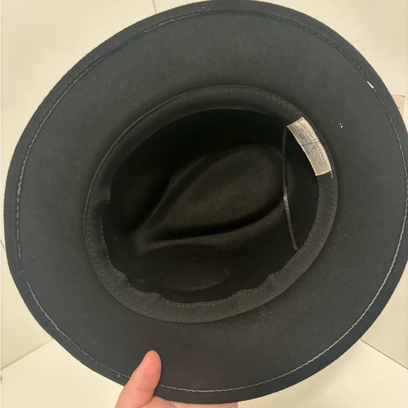 Black ladies fedora with braided detail - Picture 4 of 5